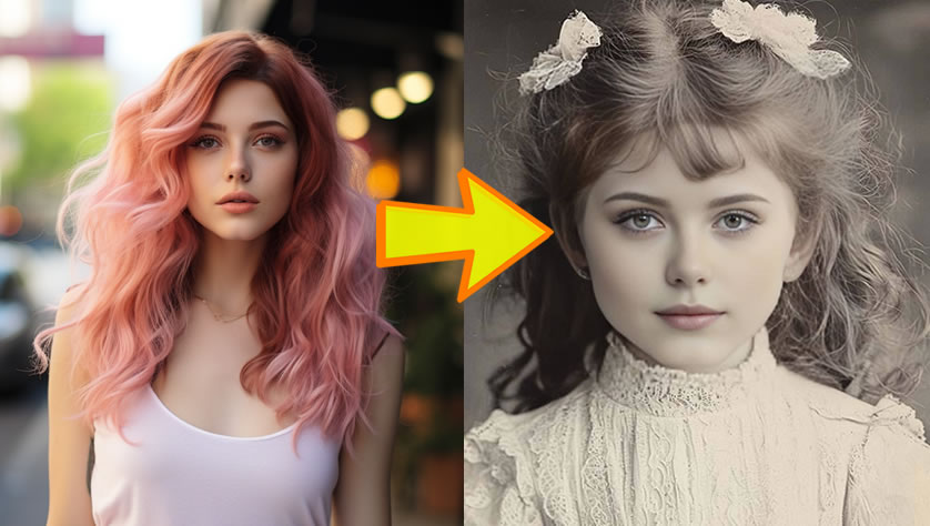 Ako vyzerá tvoja retro fotografia malého dievčaťa?