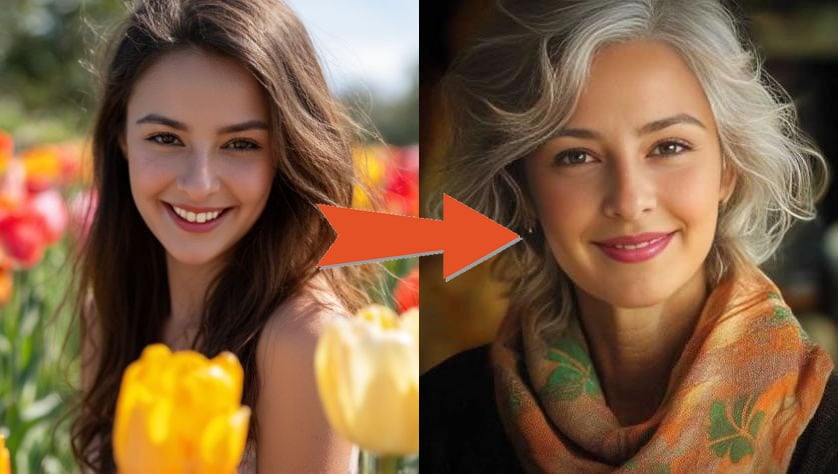 Ako by si vyzerala ako pôvabná staršia dáma?