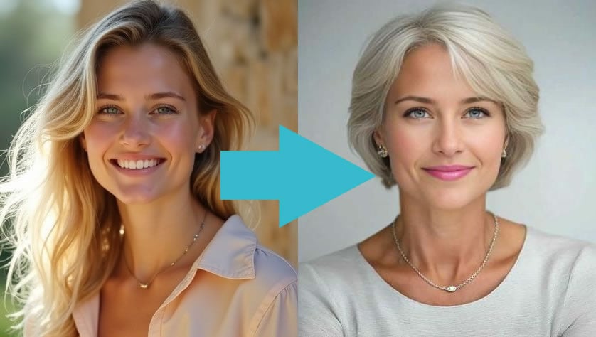Ako by si vyzerala ako elegantná stará dáma?