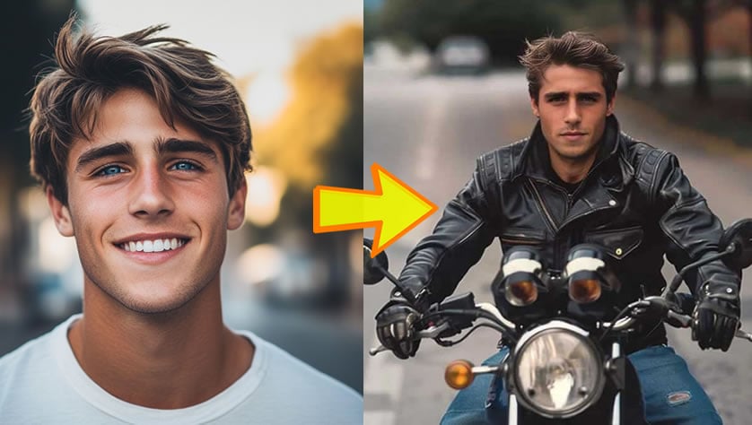 What would you look like as a cool biker?
